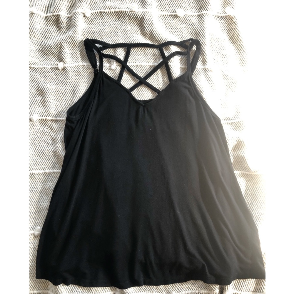 Torrid Black Swing Lattice Neck Cami